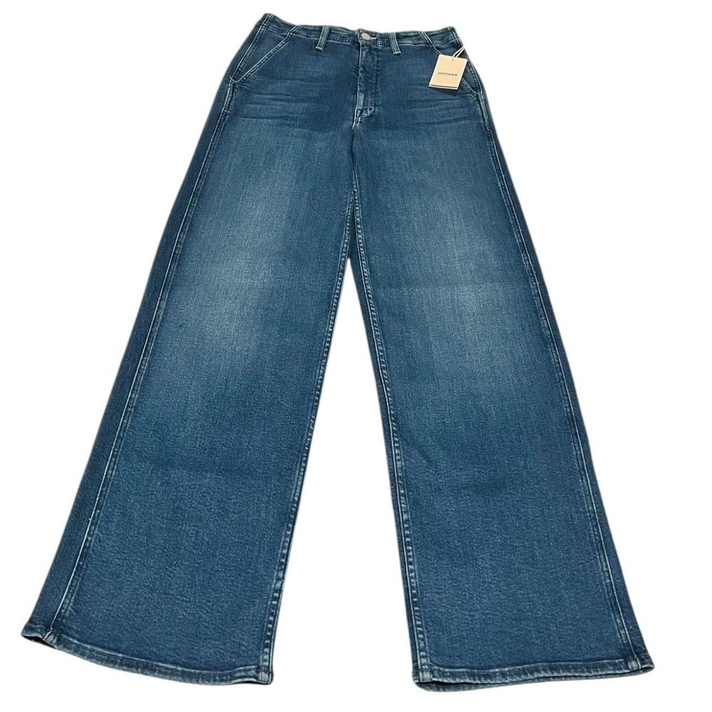 NWT Mother Denim Jean The Major Zip Sneak Wash Whatever You Want‎ Size 28